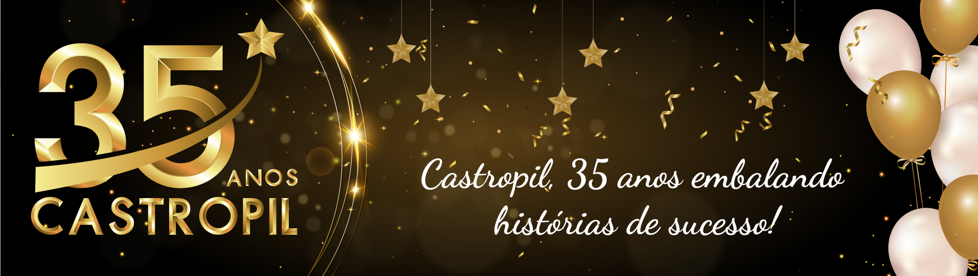 Banner 35 anos